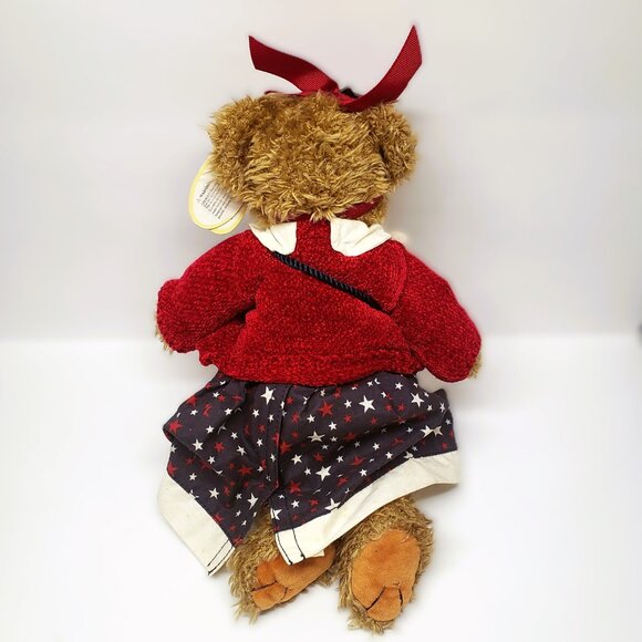 Bearington Bears Betsy & Ross USA Stars Stripes Patriotic Plush Tags #1078 - Picture 3 of 7